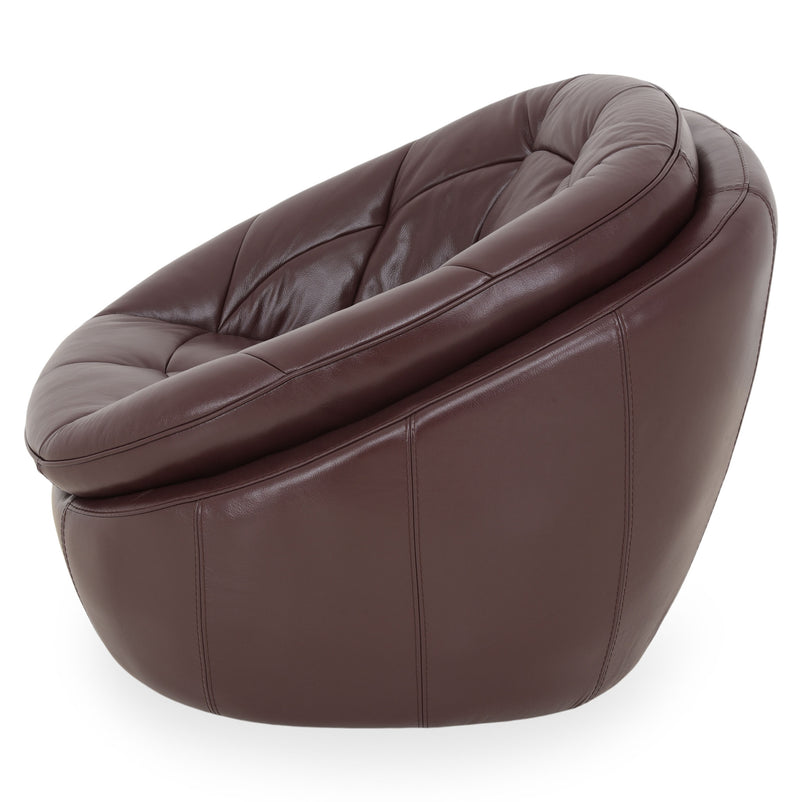 CHICAGO Fotoliu rotativ, piele