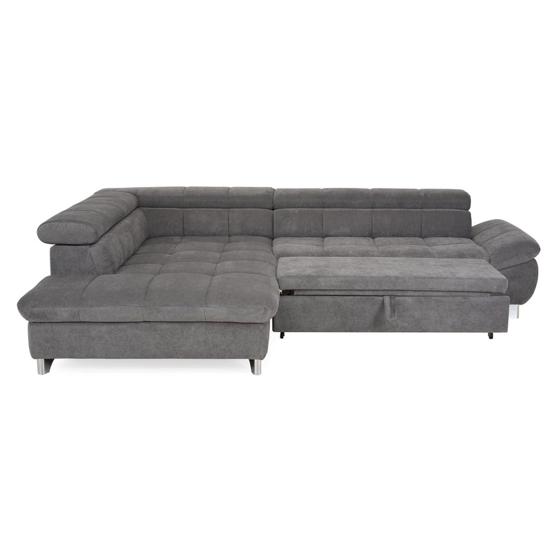 SHANE Colțar extensibil, șezlong stânga/dreapta, stofă