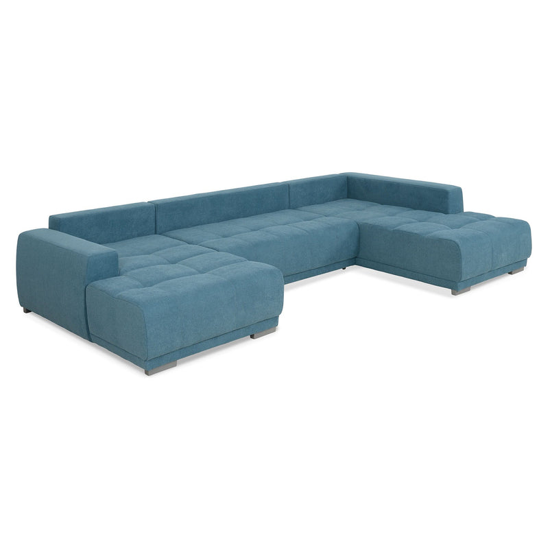 MONZA Ansamblu colțar extensibil stânga/dreapta, stofă