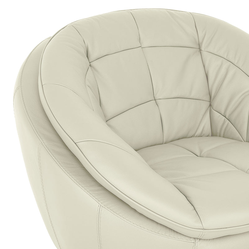 CHICAGO Fotoliu rotativ, piele