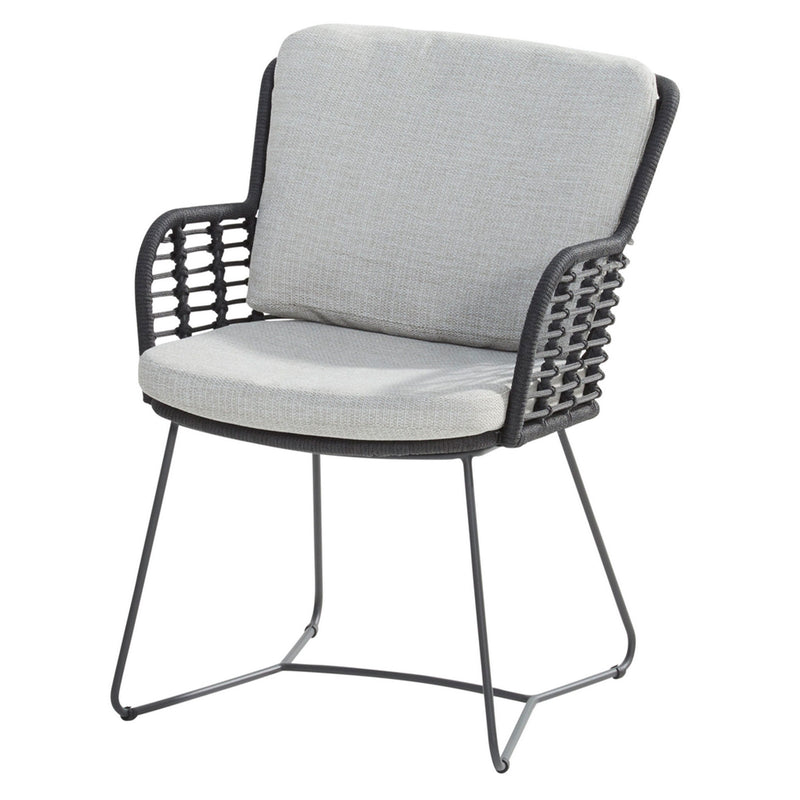 PRADO/FABRICE Set mobilier terasă/grădină, 6 scaune și masă