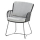 PRADO/FABRICE Set mobilier terasă/grădină, 6 scaune și masă