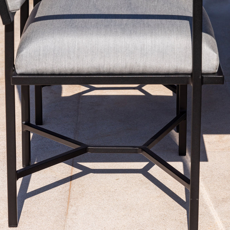 EVIE Set mobilier terasă/grădină, 2 scaune