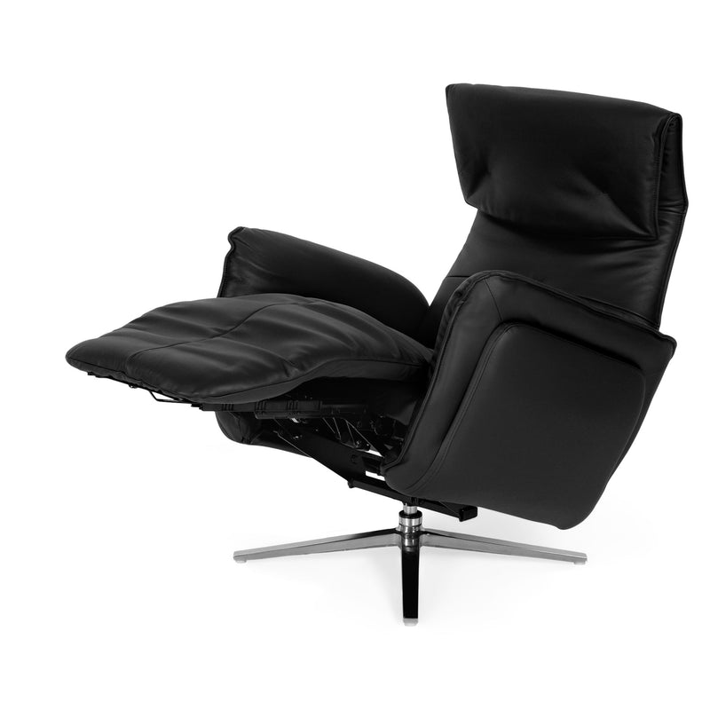 ALDWIN Fotoliu cu recliner electric, piele