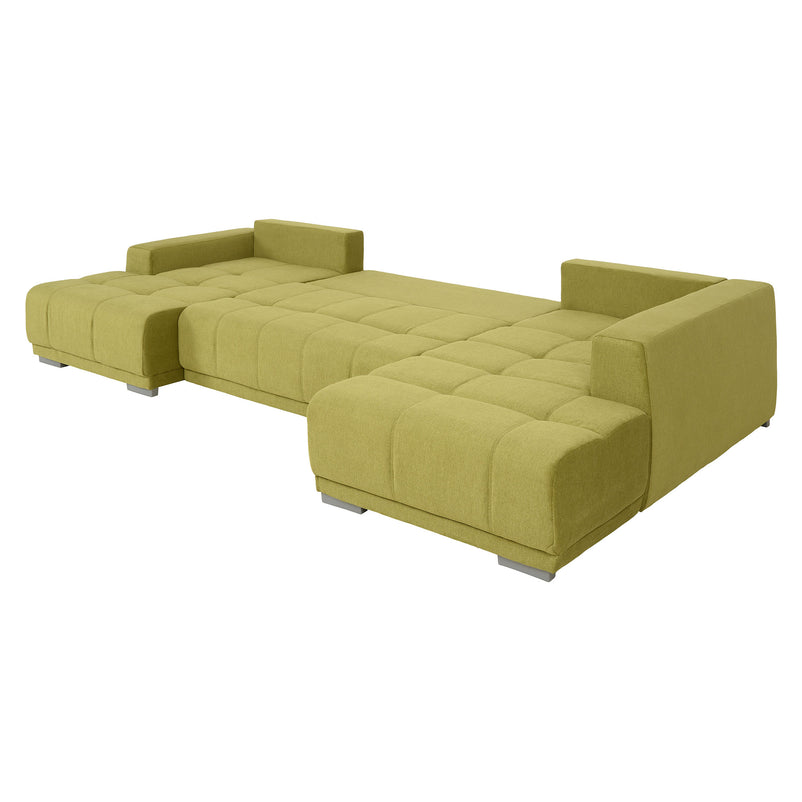 MONZA Ansamblu colțar extensibil stânga/dreapta, stofă