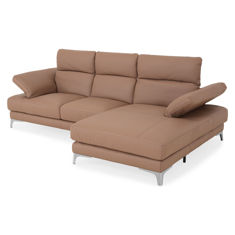 NATUZZI EDITIONS BLISS Colțar șezlong stânga/dreapta, mecanism brațe și tetiere, piele