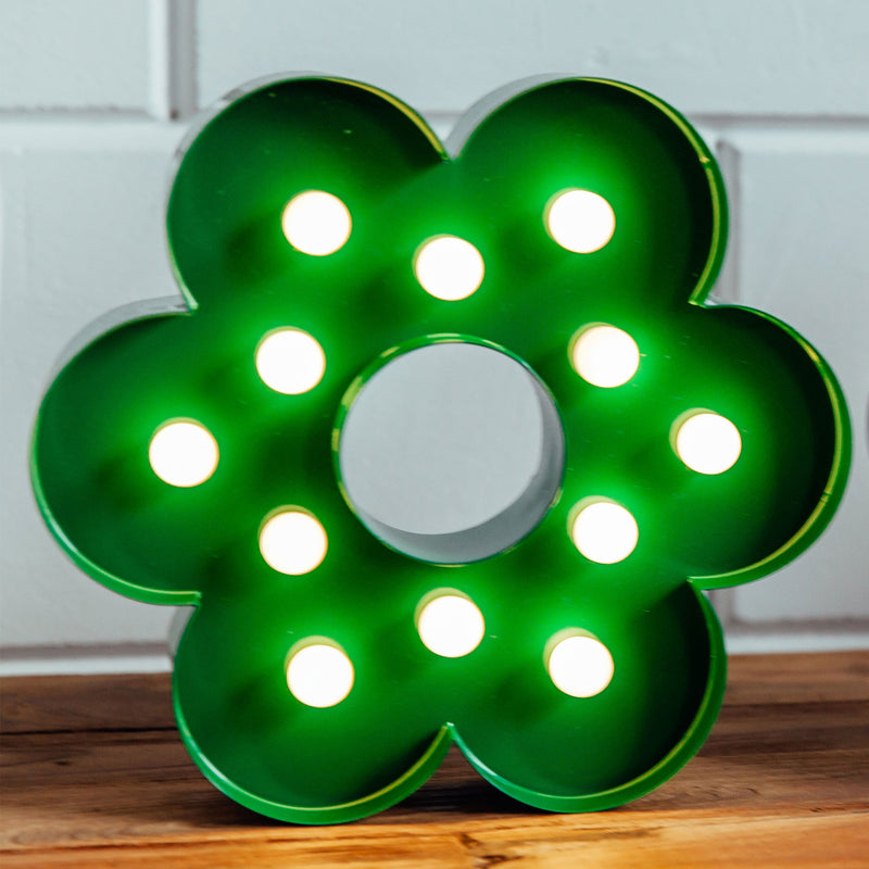 FLOWER Decor luminos din metal pentru copii