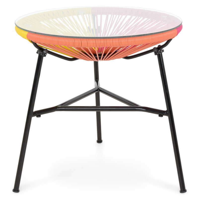 CORFU Set mobilier terasă/grădină 2 fotolii, canapea și măsuță