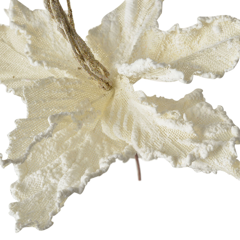 SNOWWHITE Floare decorativă