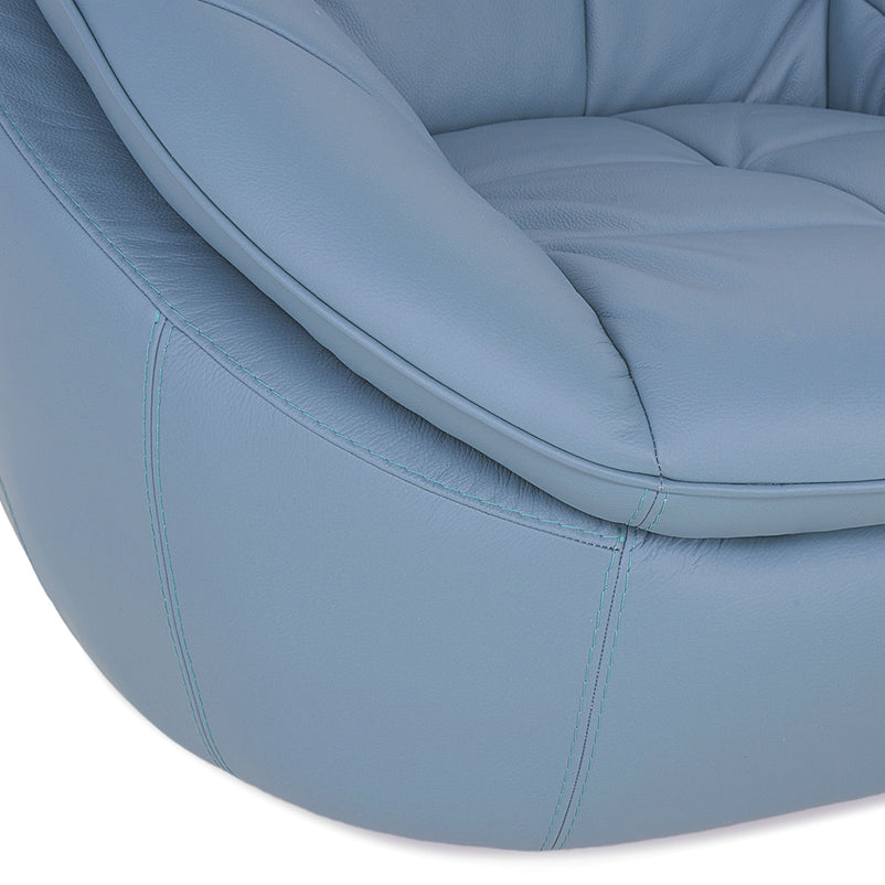 CHICAGO Fotoliu rotativ, piele