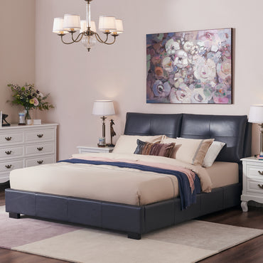 GRANT Pat tapițat, 160x200cm, somieră inclusă