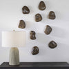 PEBBLES Set 9 decorațiuni perete