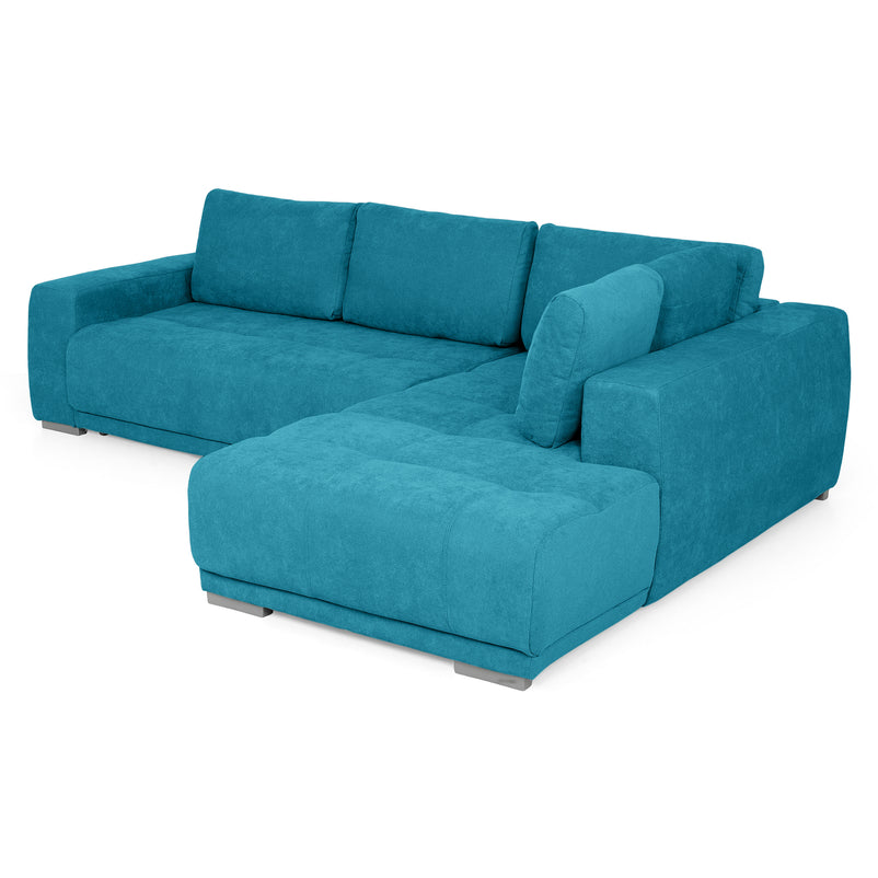 MONZA Colțar extensibil, șezlong stânga/dreapta, stofă