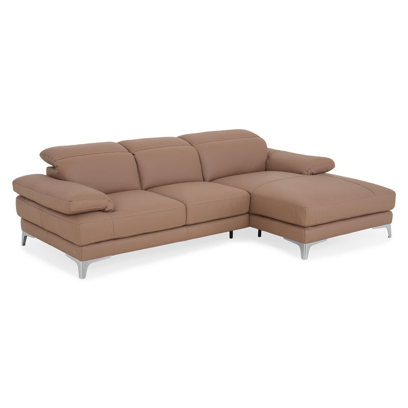 NATUZZI EDITIONS BLISS Colțar șezlong stânga/dreapta, mecanism brațe și tetiere, piele