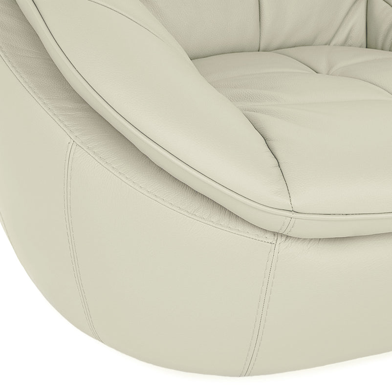 CHICAGO Fotoliu rotativ, piele