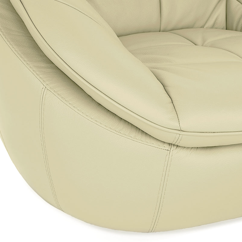 CHICAGO Fotoliu rotativ, piele