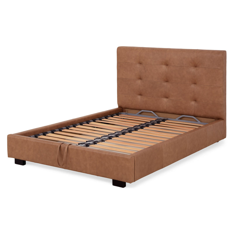 BRUGES Pat tapițat, 140x200cm, somieră rabatabilă