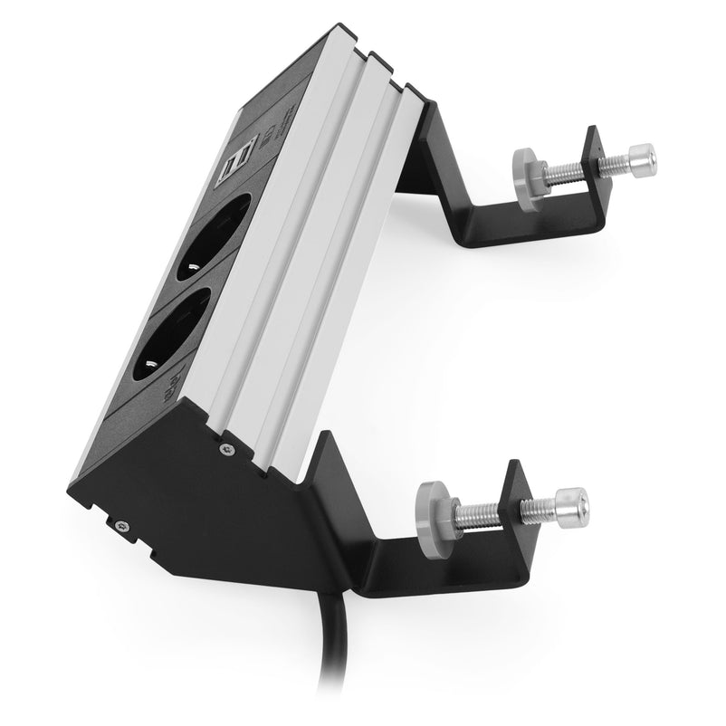 FLEXI Multipriză 2 schuko, USB charger A+A, cablu 3m