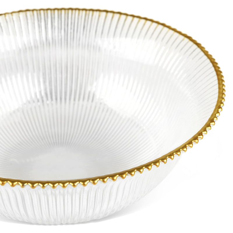 GRACE Bol salată, sticlă, D.18cm