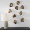 PEBBLES Set 9 decorațiuni perete