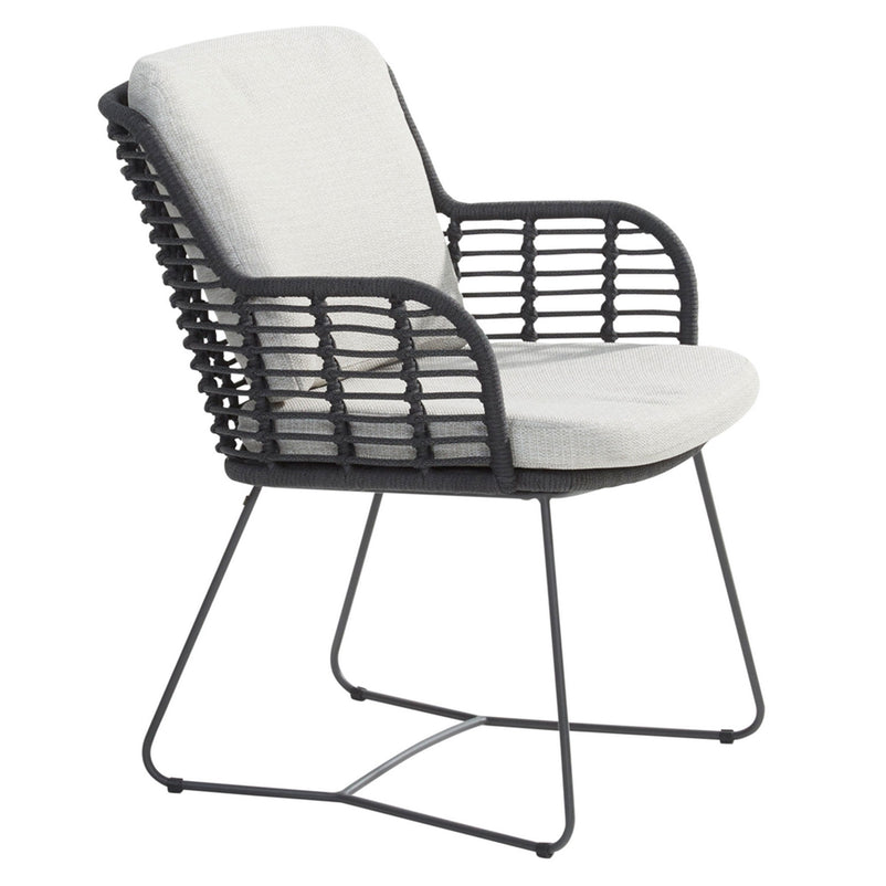 PRADO/FABRICE Set mobilier terasă/grădină, 6 scaune și masă