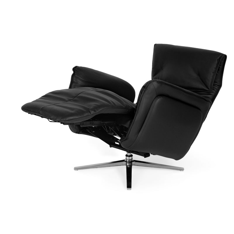 ALDWIN Fotoliu cu recliner electric, piele