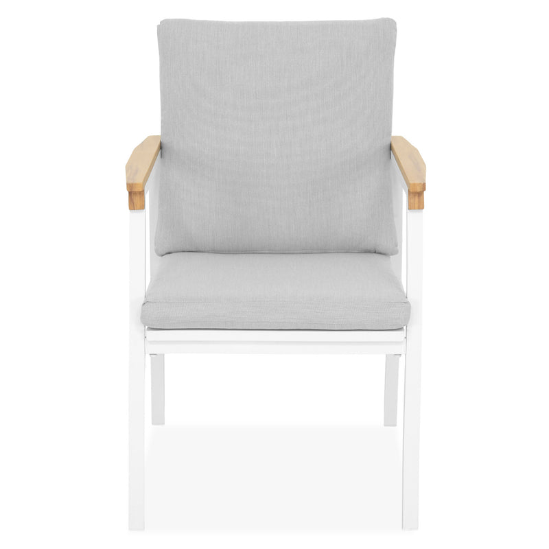 ALESSIA Set mobilier terasă/grădină, 8 scaune și masă