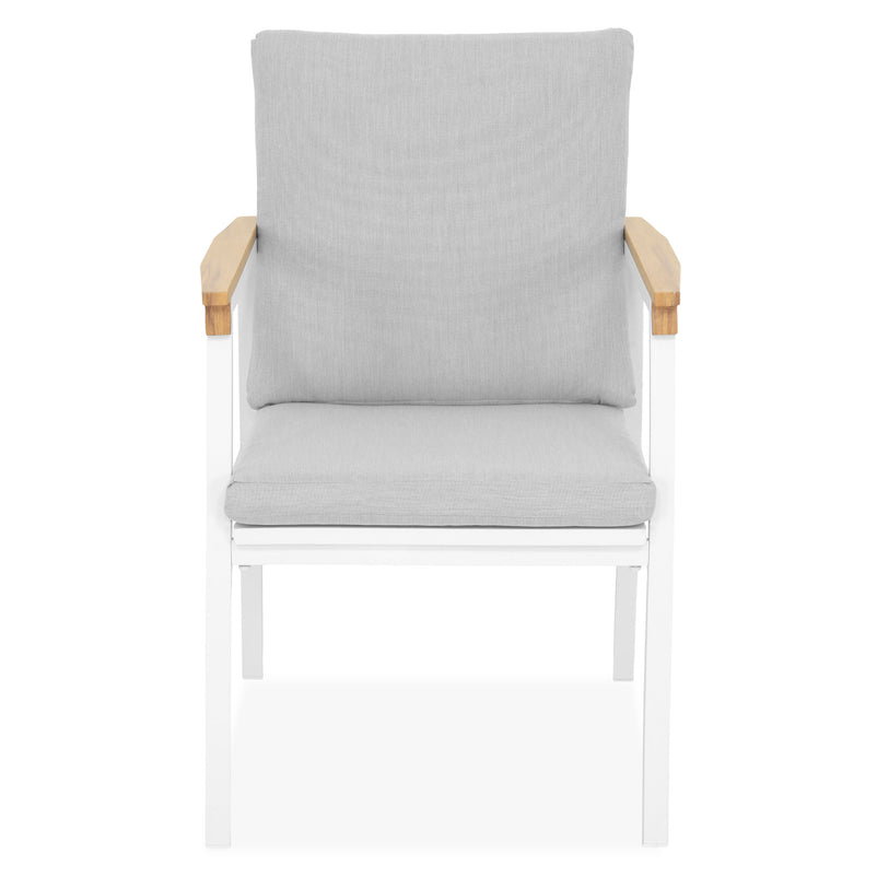 ALESSIA Set mobilier terasă/grădină, 8 scaune și masă