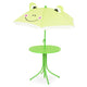 FROG Set mobilier terasă/grădină copii, 2 scaune, masă și umbrelă