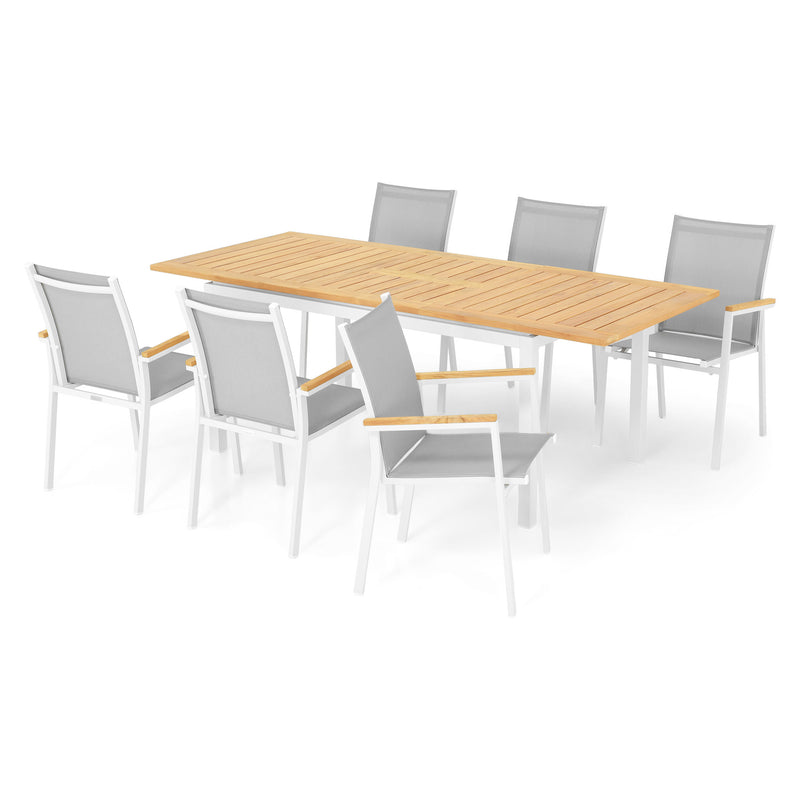 ESSENCE/SOHO Set mobilier terasă/grădină, 6 scaune și masă extensibilă