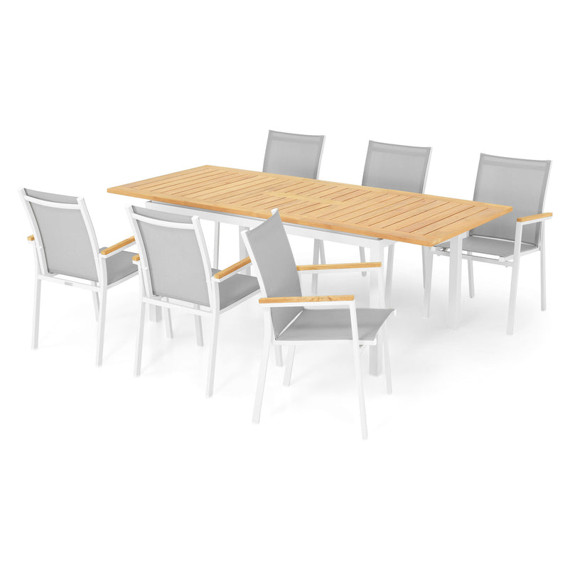 ESSENCE/SOHO Set mobilier terasă/grădină, 6 scaune și masă extensibilă