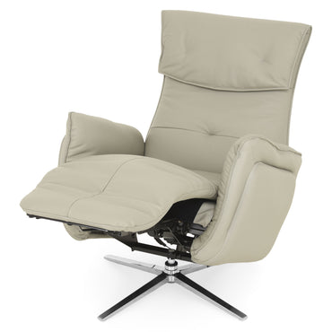 ALDWIN Fotoliu cu recliner electric, piele