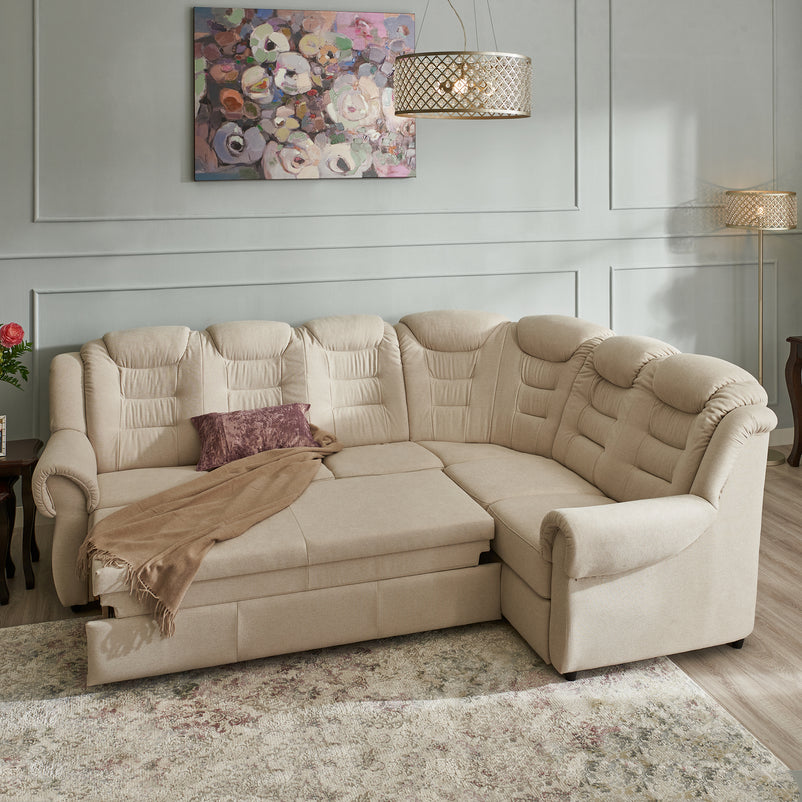 VELTEN Ansamblu colț extensibil stânga/dreapta