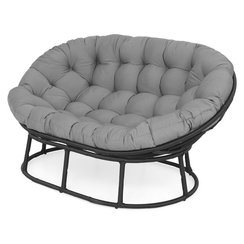 PAPASANS Set mobilier terasă/grădină, 2 fotolii, canapea și măsuță