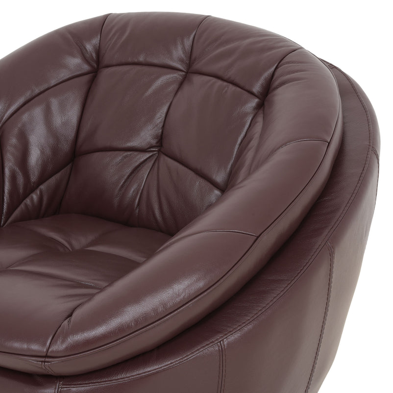 CHICAGO Fotoliu rotativ, piele