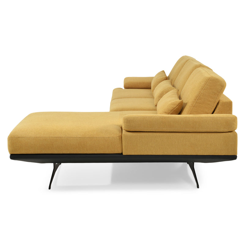 ANCONA Colțar șezlong stânga/dreapta, mecanism spătare, stofă