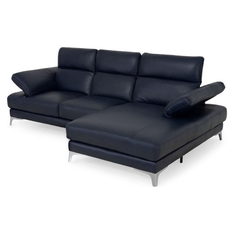 NATUZZI EDITIONS BLISS Colțar șezlong stânga/dreapta, mecanism brațe și tetiere, piele