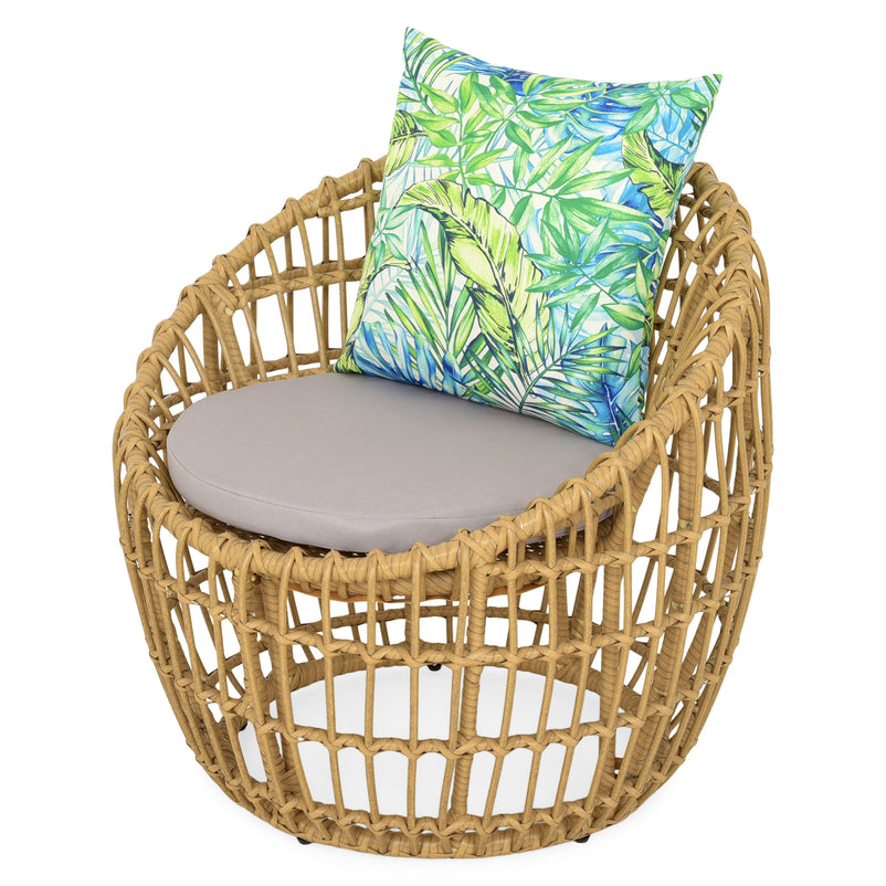 ALMADA Set mobilier terasă/grădină, 2 fotolii și măsuță