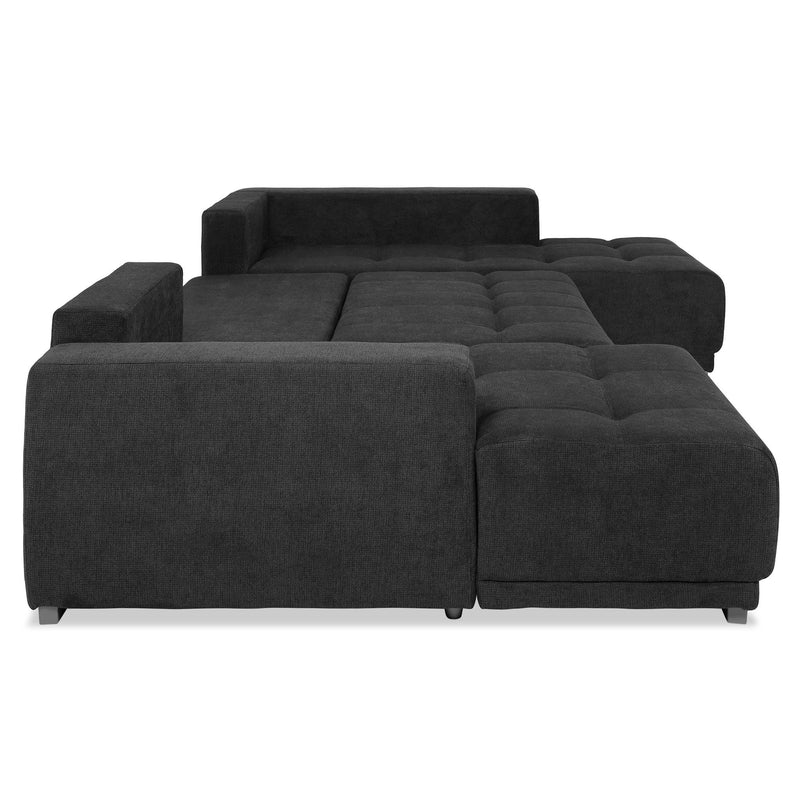 MONZA Ansamblu colțar extensibil stânga/dreapta, stofă