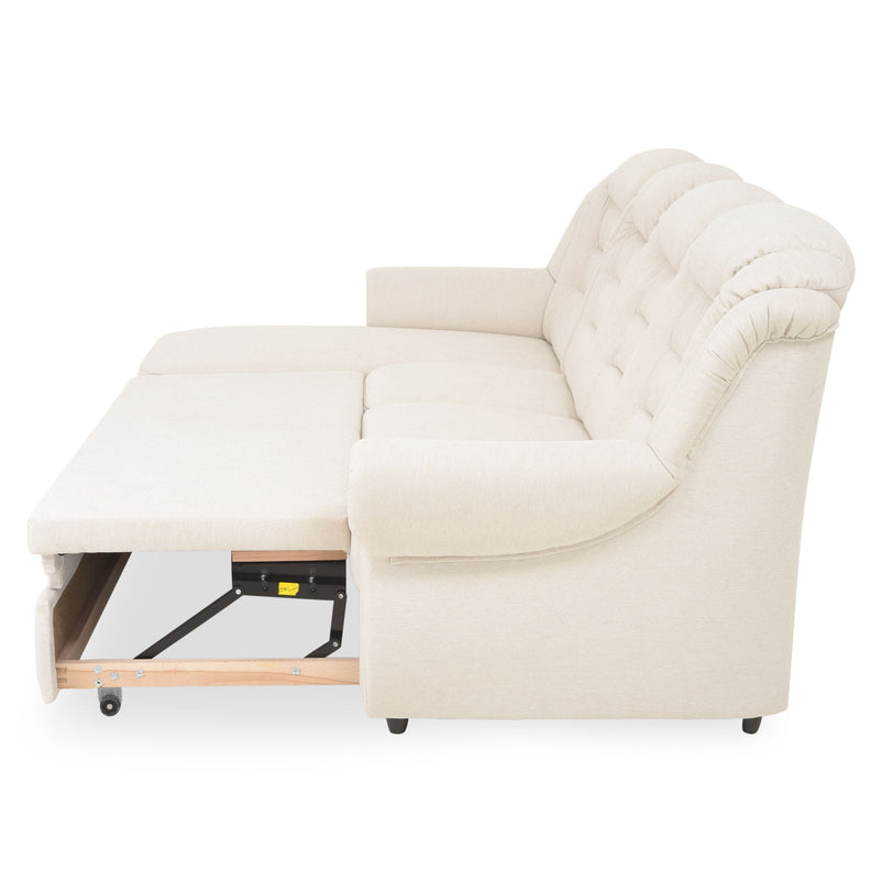 VELTEN Colțar extensibil, șezlong stânga/dreapta, stofă