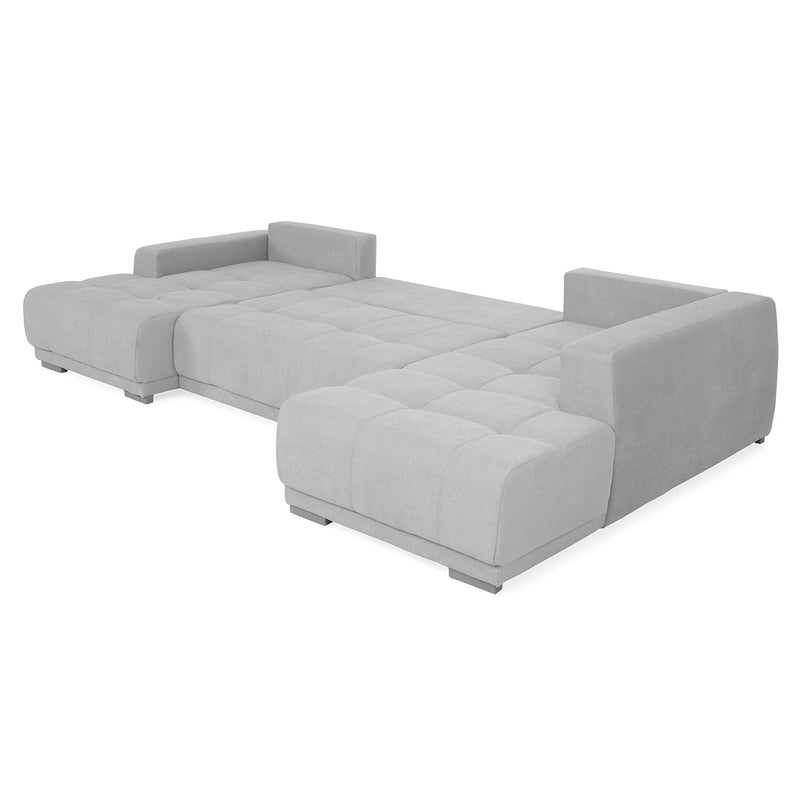 MONZA Ansamblu colțar extensibil stânga/dreapta, stofă