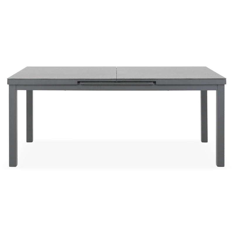 BAKU Set mobilier terasă/grădină, 6 scaune și masă extensibilă