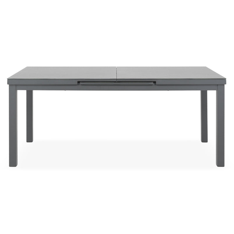 BAKU Set mobilier terasă/grădină, 6 scaune și masă extensibilă