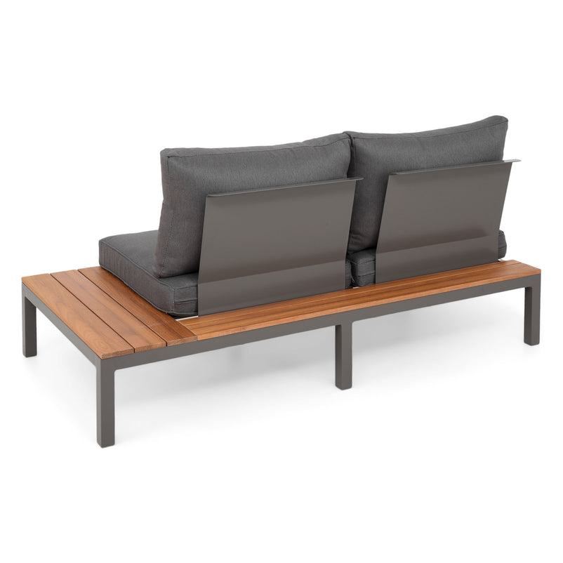 MARLI Set mobilier terasă/grădină, colțar 5 piese