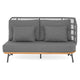COTTAGE/CANCUN Set mobilier terasă/grădină, 2 canapele, 1 element colț, 1 element central, 1 măsuță de cafea