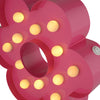 FLOWER Decor luminos din metal pentru copii