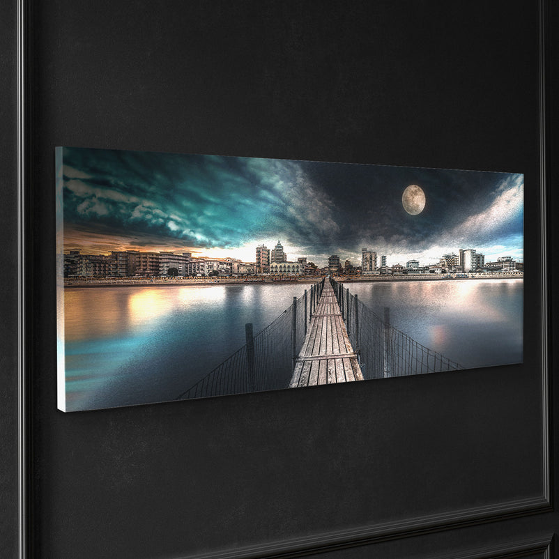 MOON CITY Tablou canvas