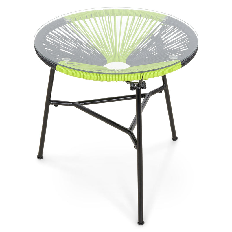 CORFU Set mobilier terasă/gradină, 2 fotolii și măsuță