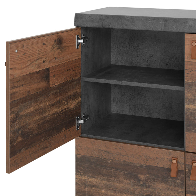 BERGEN Comodă 4 uși