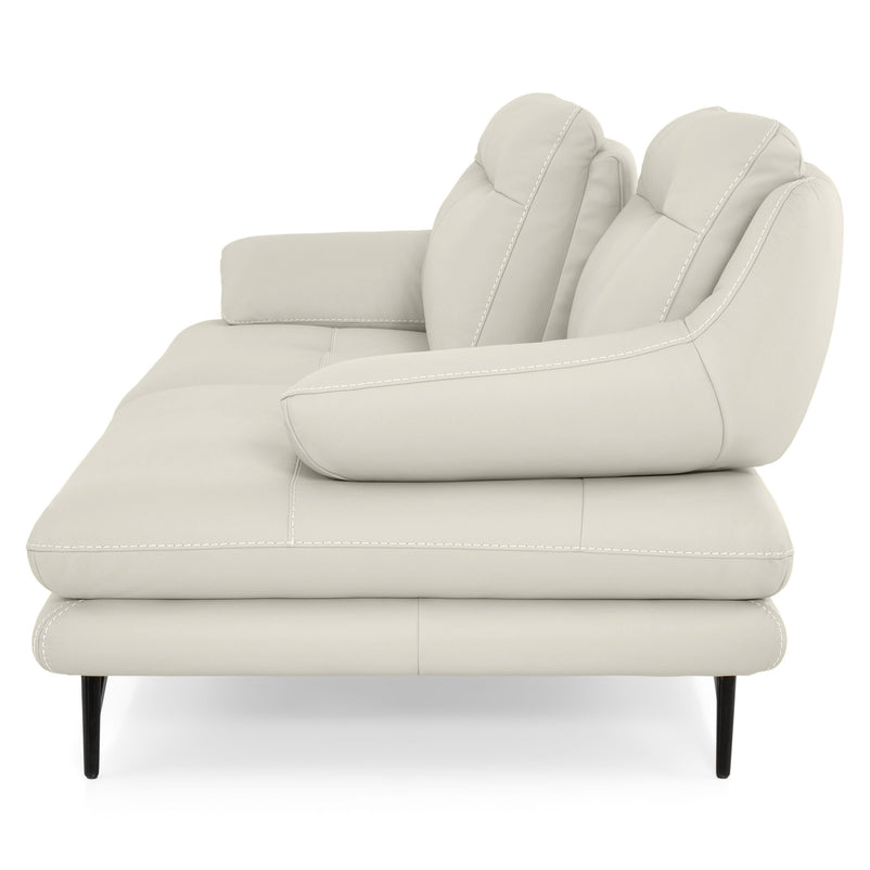 ADISA Canapea 3 locuri, mecanism spătar, piele